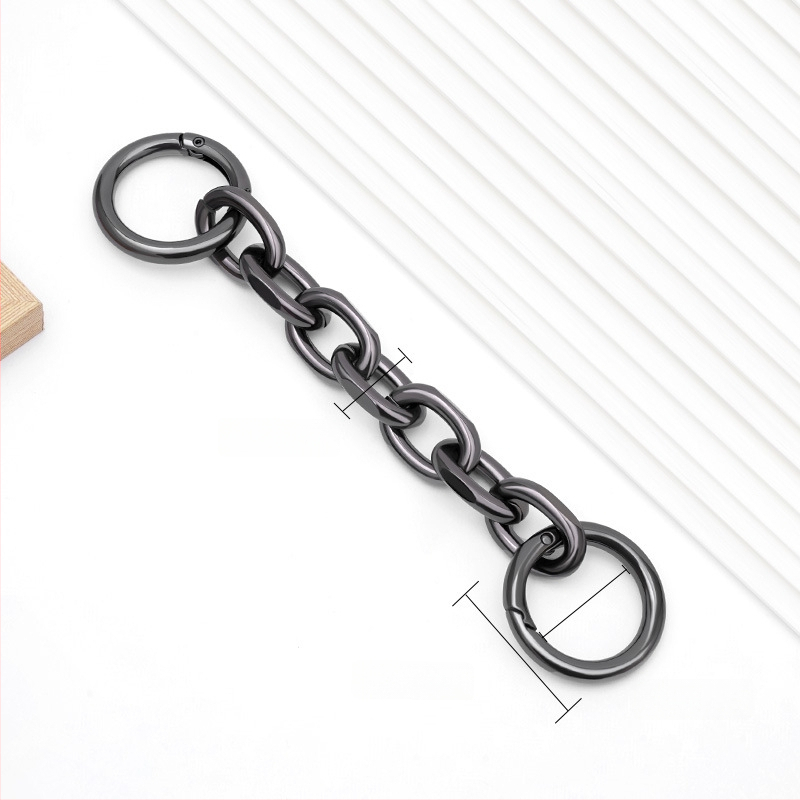 Ιμάντας ώμου με επέκταση αλυσίδας για Longchamp Hobo – μεταλλικός ιμάντας Dingzhen, αστικός μινιμαλισμός, Καλοκαίρι 2024