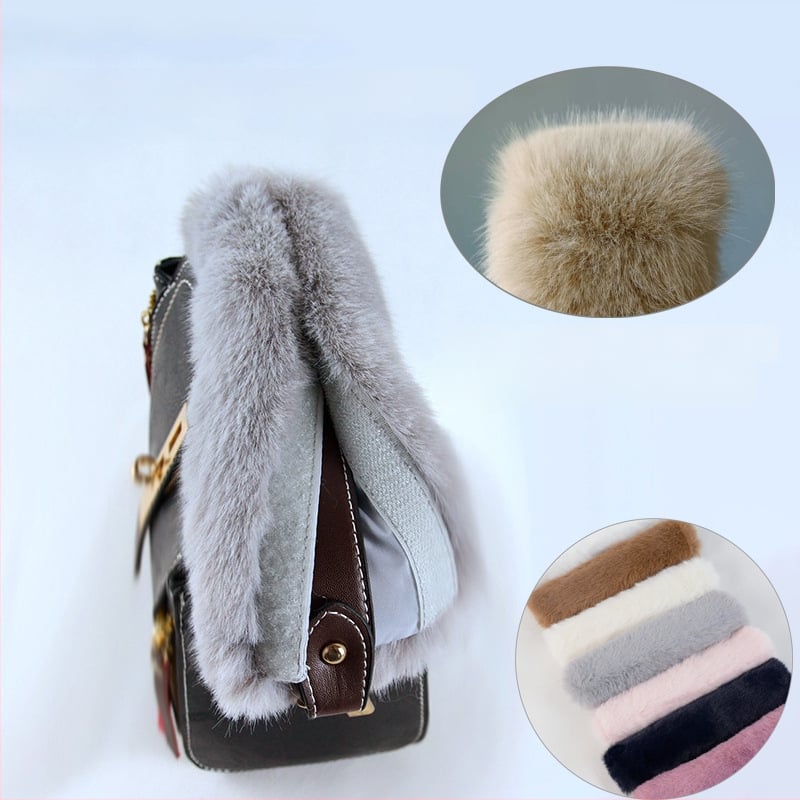 Explore Καλύμματα Λαβής Τσάντας από Ψεύτικη Γούνα Μίνκ – Κάλυμμα Λουριού Τσάντας, Πολυεστέρας Ultra-light