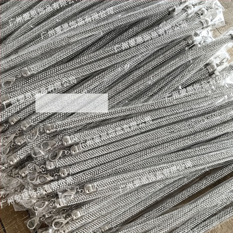 Ιμάντας αλυσίδας διακοσμημένος με διαμάντια, 14 σειρών, για βραδινή τσάντα, ριγέ μοτίβο, κρυσταλλικό υλικό, ανθεκτικό στη φθορά