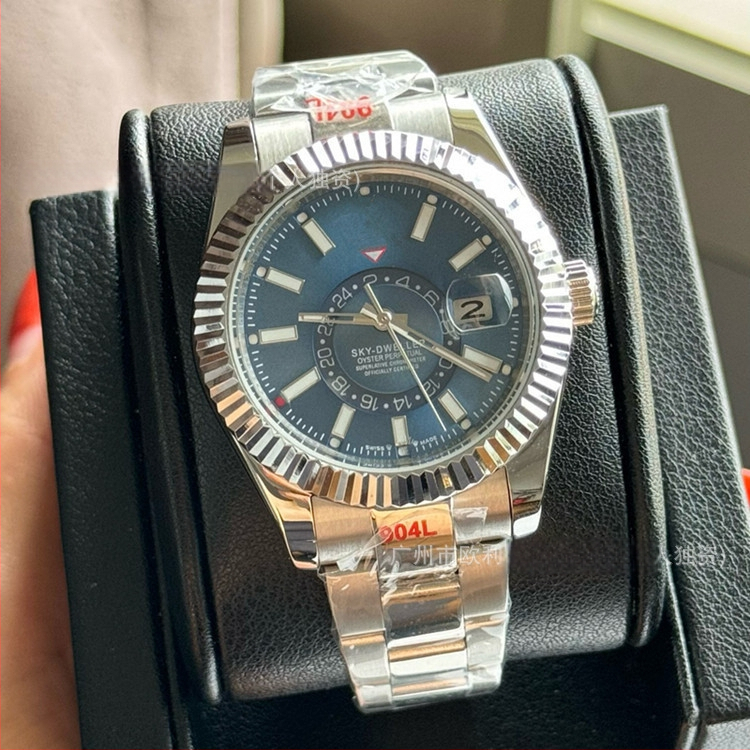 Vīriešu automātiska mehāniskā pulksteņa, biznesa stils, nerūsējošā tērauda korpuss un siksna, kustība 2813, apaļš cifers ar pārklātu stiklu, analogo displeju ar cipariem, spirāl krona, veikala garantija