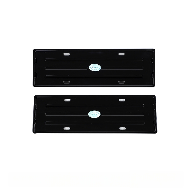 Numbrimärgiraam - täis serva disain, ühilduv SU7/YU7-ga, mõeldud uue energiaga sõidukitele, plastikust