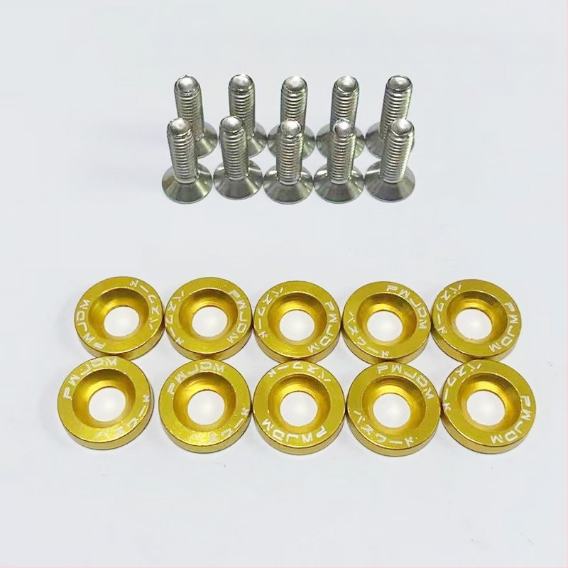 Sraigtų tarpiklis priekinei ir galinei bamperio stiprinimui, nikeliuoto plieno plokštelė registracijos numerio rėmui, universalus tvirtinimas