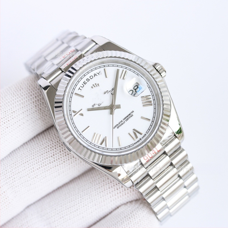 Vīriešu mehāniskais automāts ar Seagull 2813 kustību, displejs ar rādītājiem un cipariem, nerūsējošā tērauda korpuss un siksna