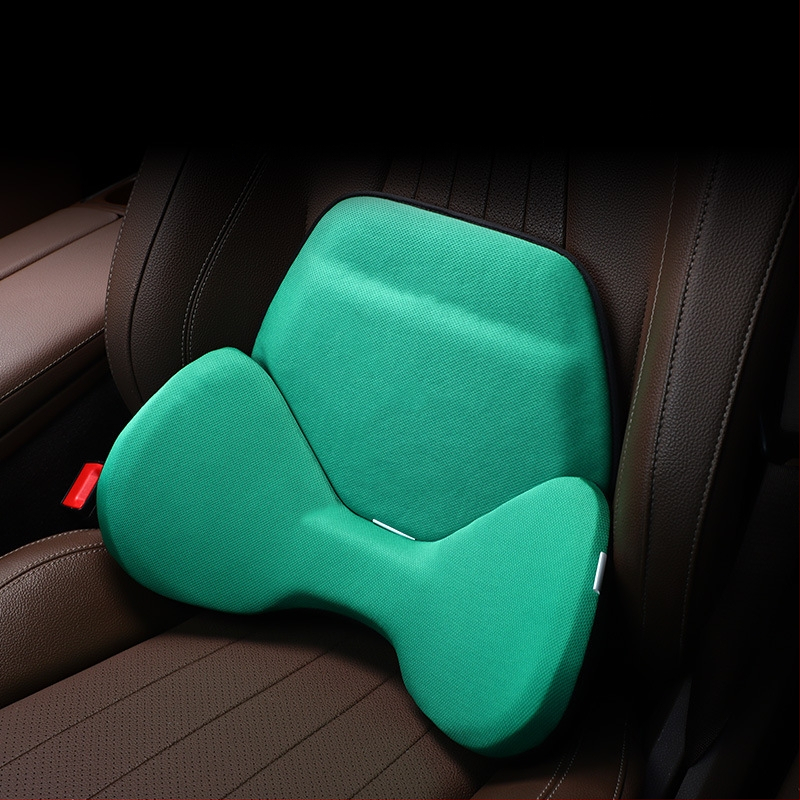 Anyicheju Automobilio klubų ir juosmens atramos pagalvė — trijų dimensijų dizainas, Ice Silk apdaila, Memory Cotton užpildas, vienalytė spalva, pritaikomas