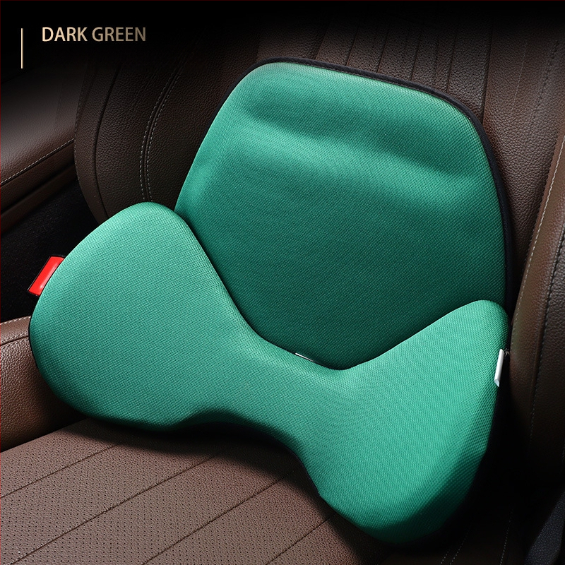 Anyicheju Automobilio klubų ir juosmens atramos pagalvė — trijų dimensijų dizainas, Ice Silk apdaila, Memory Cotton užpildas, vienalytė spalva, pritaikomas