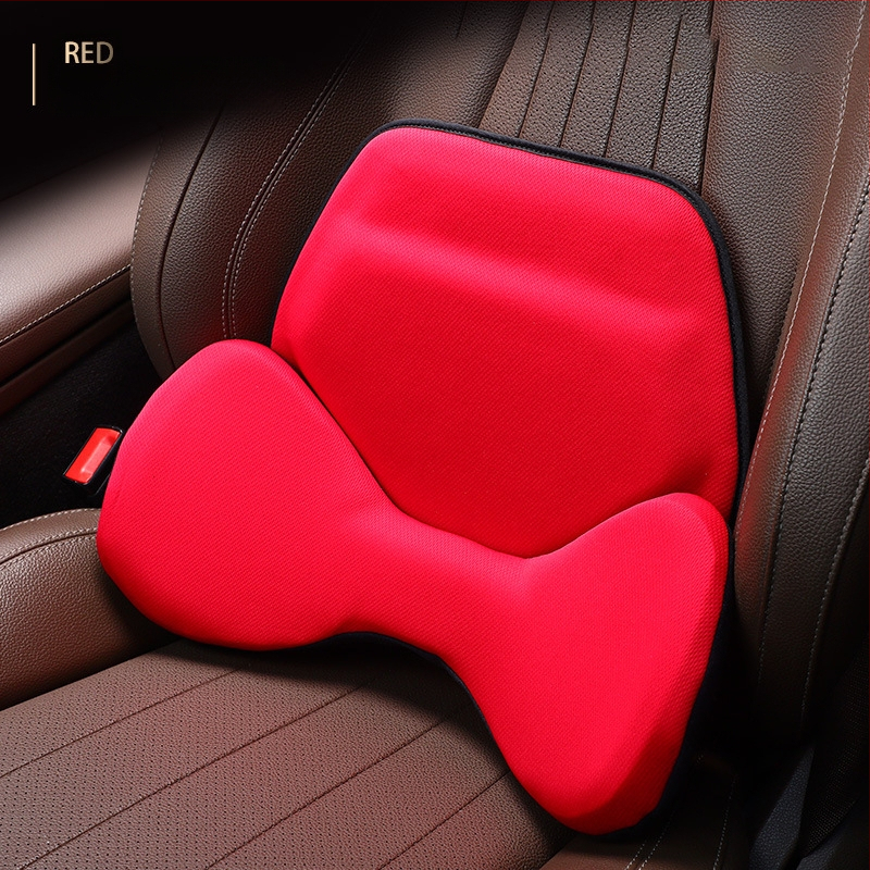 Anyicheju Automobilio klubų ir juosmens atramos pagalvė — trijų dimensijų dizainas, Ice Silk apdaila, Memory Cotton užpildas, vienalytė spalva, pritaikomas