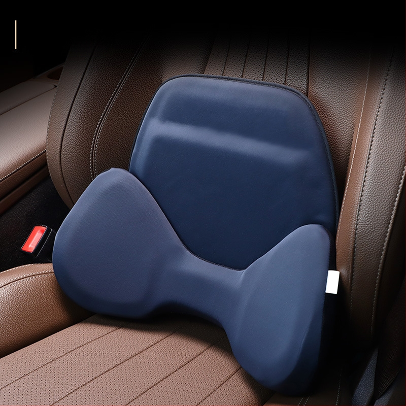 Anyicheju Automobilio klubų ir juosmens atramos pagalvė — trijų dimensijų dizainas, Ice Silk apdaila, Memory Cotton užpildas, vienalytė spalva, pritaikomas