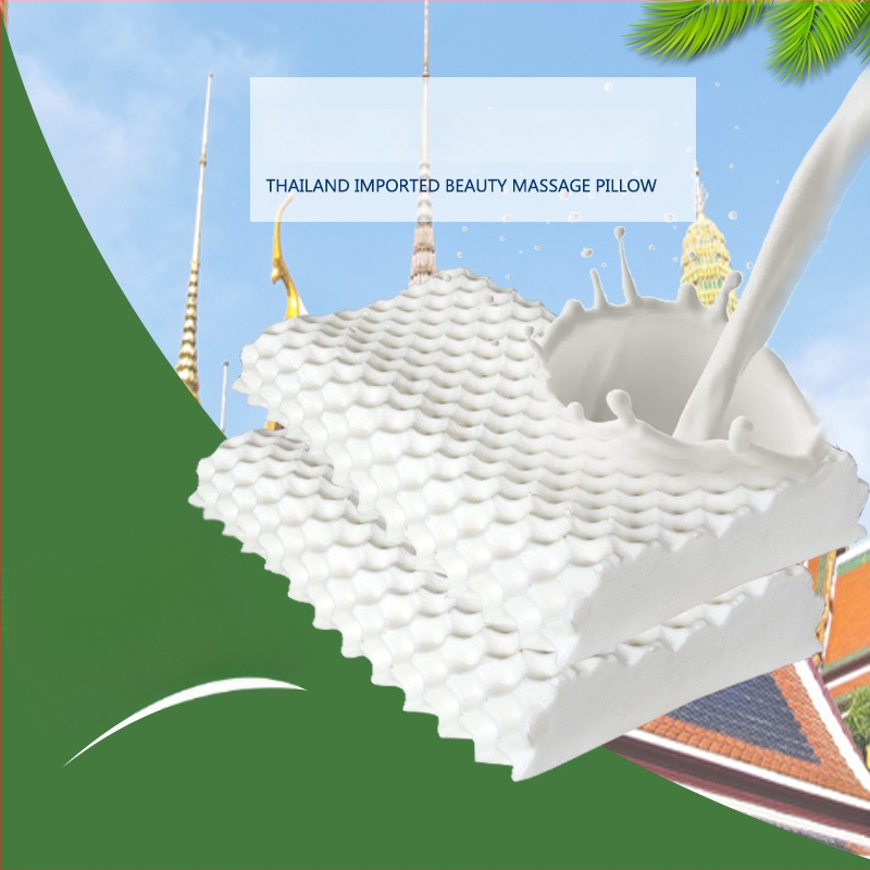 Indini taisnstūra latex spilvens ar dabīgā lateksa kodolu, lateksa saturs 90%+, pielāgojams