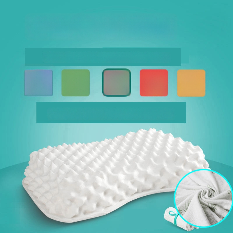 Indini taisnstūra latex spilvens ar dabīgā lateksa kodolu, lateksa saturs 90%+, pielāgojams