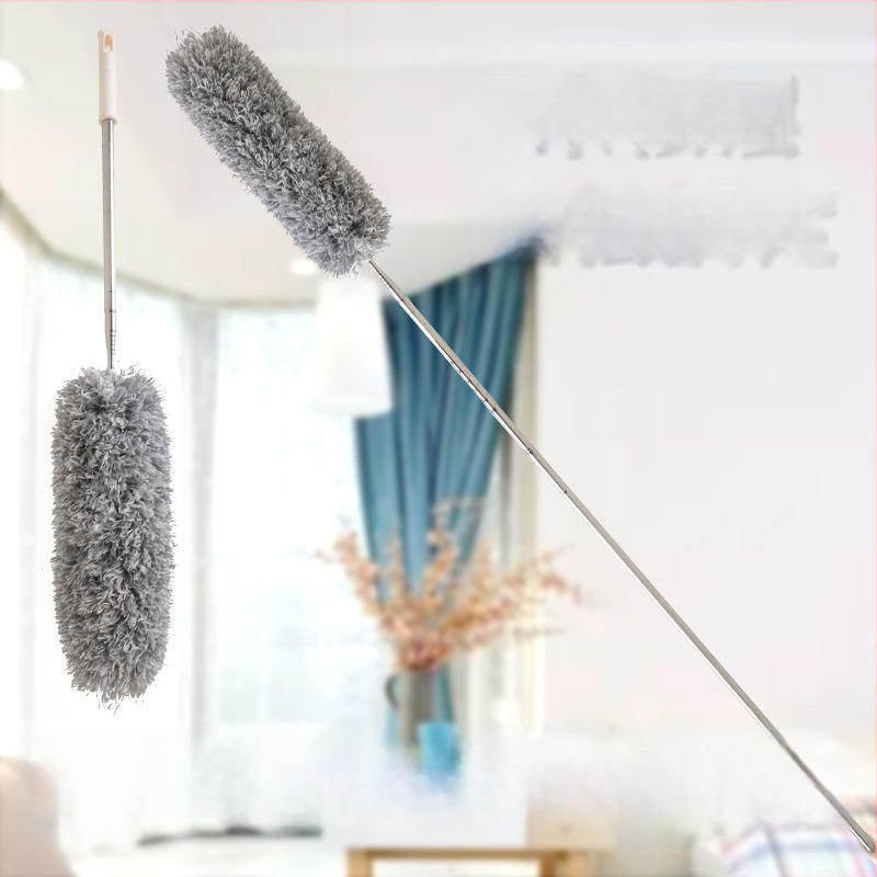 Jingsheng Šķiedru putekļu suka ar apaļu galvu, 175 cm, putekļu noņemšanai mājās un automašīnās