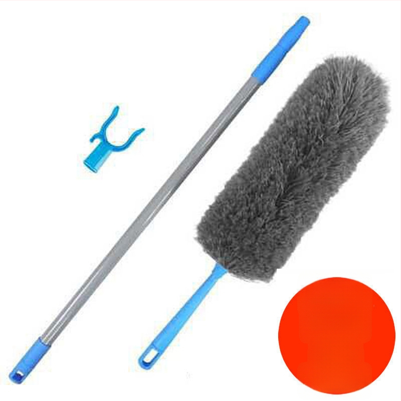 Jingsheng Šķiedru putekļu suka ar apaļu galvu, 175 cm, putekļu noņemšanai mājās un automašīnās