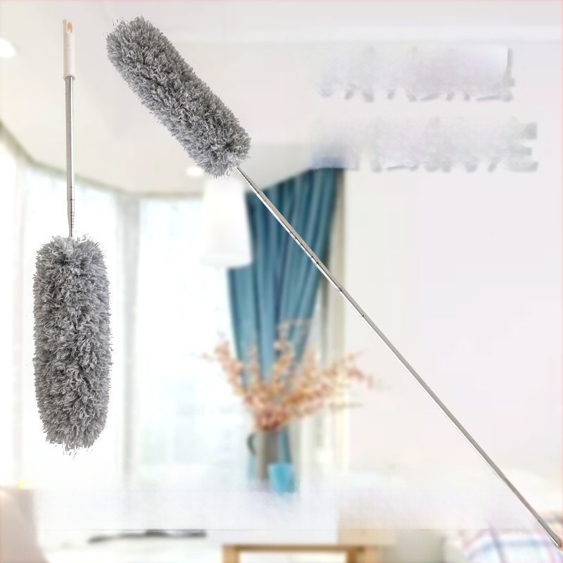 Jingsheng Šķiedru putekļu suka ar apaļu galvu, 175 cm, putekļu noņemšanai mājās un automašīnās