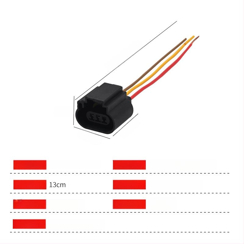 Automobilio žibinto lizdas su keraminiu korpusu ir gryno vario laidų surišimu, suderinama su žibintų lemputėmis