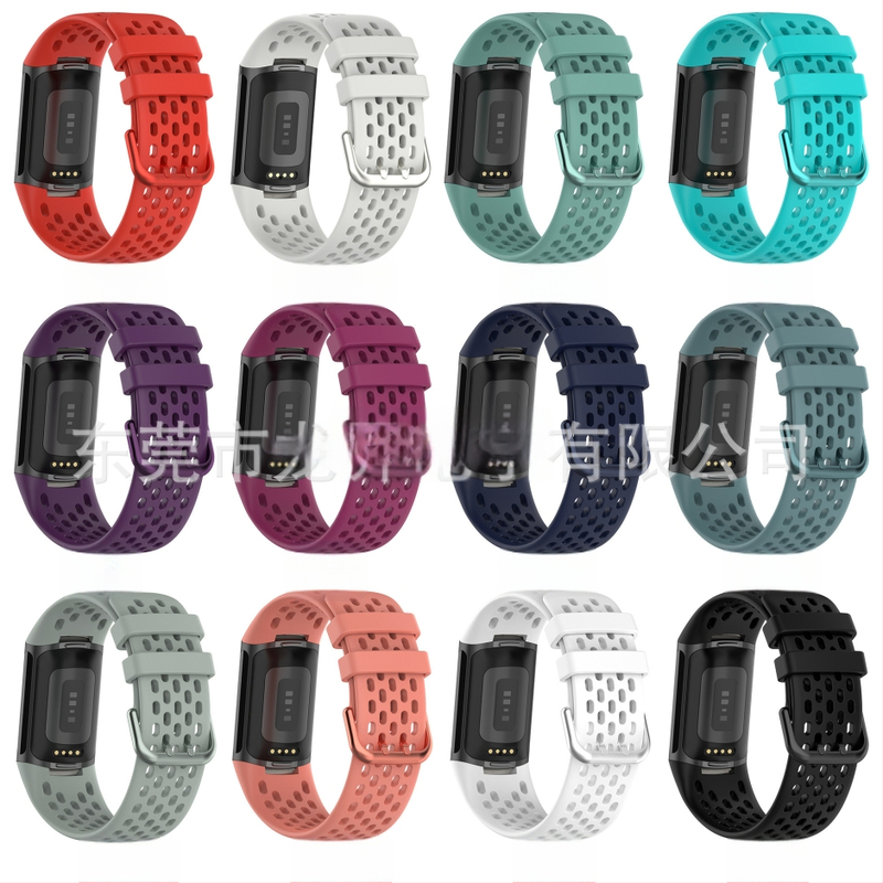 Remen silikonski za Fitbit Charge5 - kopča s pinom, 16 g, prilagodljiva veličina sučelja