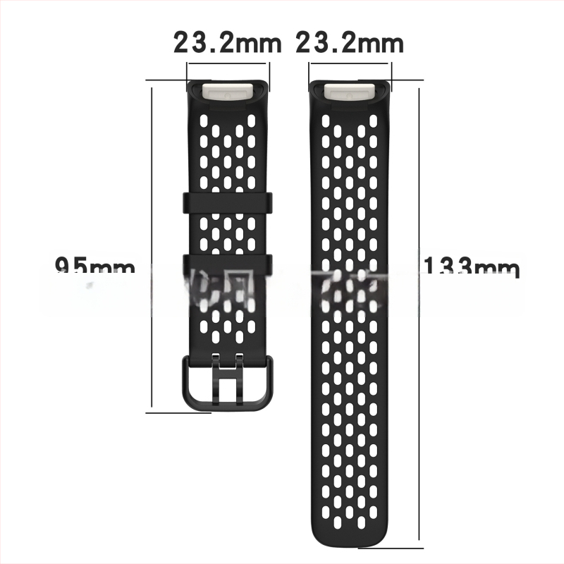 Remen silikonski za Fitbit Charge5 - kopča s pinom, 16 g, prilagodljiva veličina sučelja