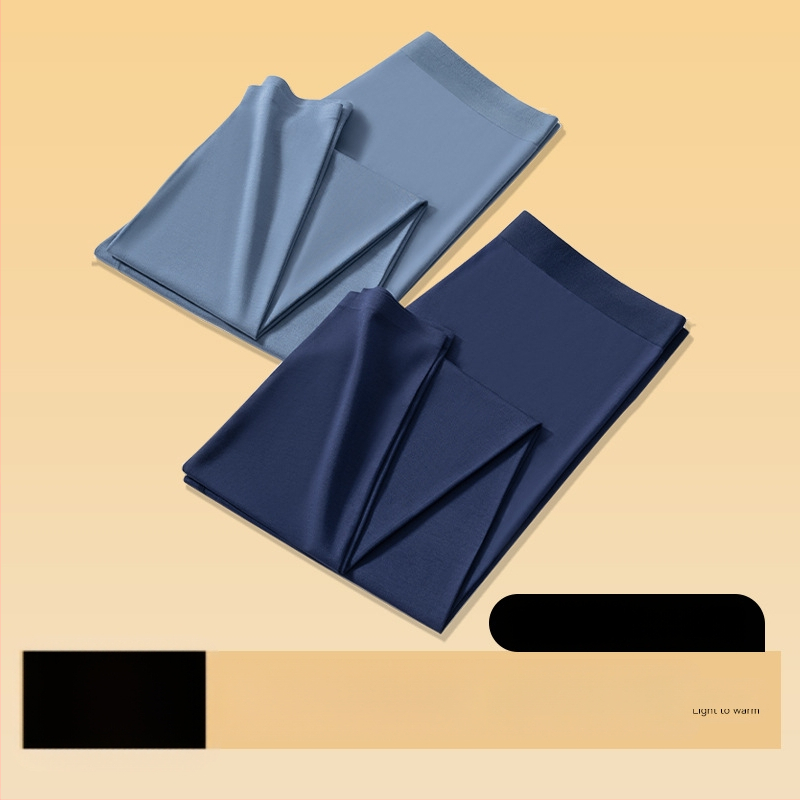 Vīriešu Modal bezšuvju termālās bikses kā bāzes slānim, elpojošas, silta, pilna garuma