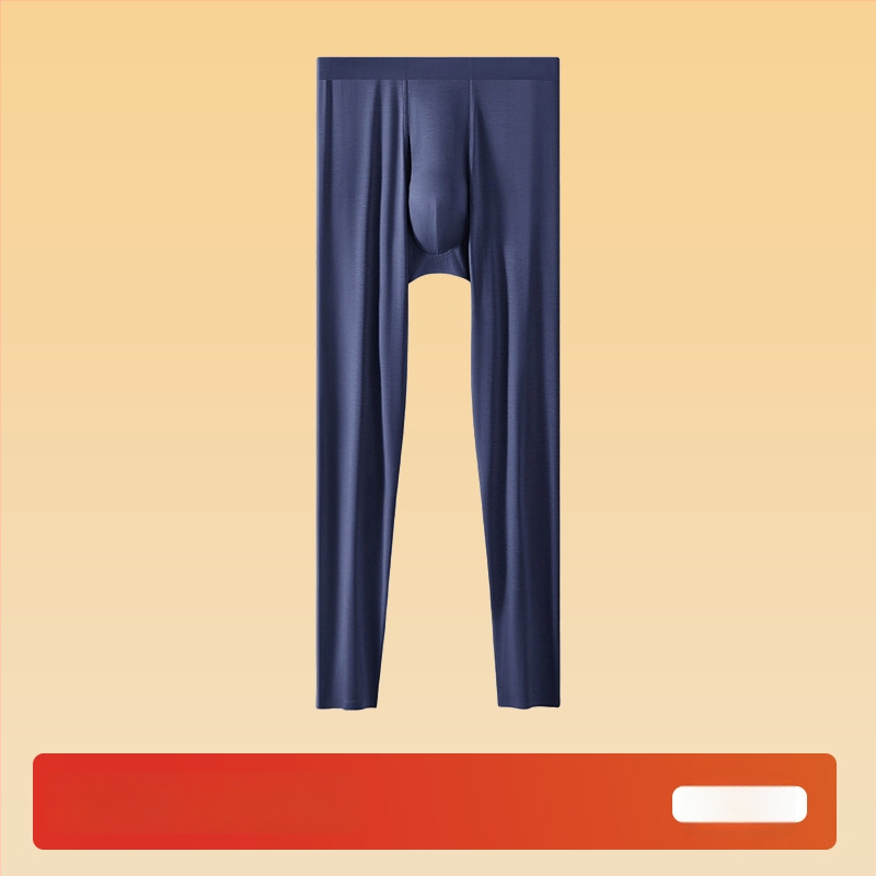 Vīriešu Modal bezšuvju termālās bikses kā bāzes slānim, elpojošas, silta, pilna garuma