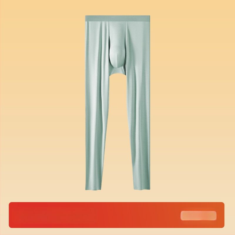 Vīriešu Modal bezšuvju termālās bikses kā bāzes slānim, elpojošas, silta, pilna garuma