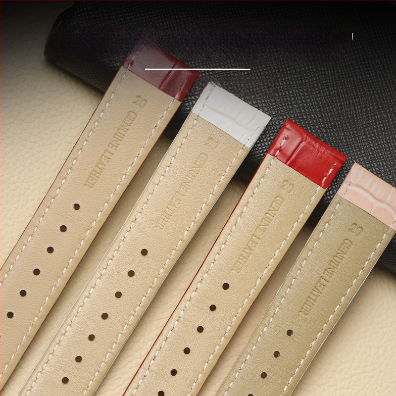 Dviejų pusių odinis laikrodžio dirželis iš pirmosios sluoksnio veršioko odos, su adatos sagtimi, vandeniui atsparus, ASILANDUN, 2024 m. pavasaris, mados OL stilius, miesto keliautojo stilius