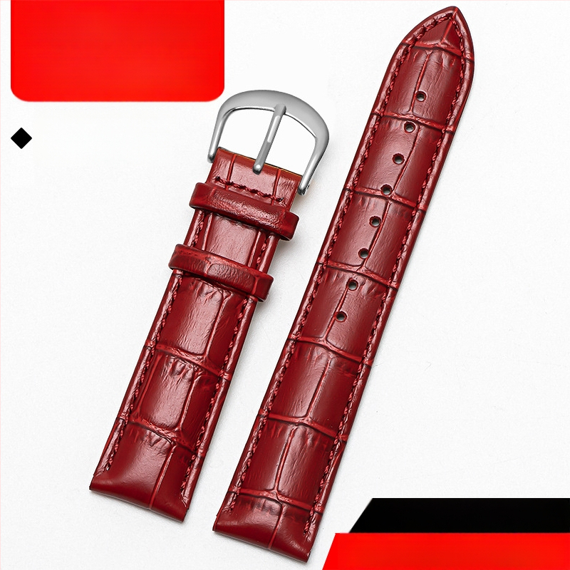 Dviejų pusių odinis laikrodžio dirželis iš pirmosios sluoksnio veršioko odos, su adatos sagtimi, vandeniui atsparus, ASILANDUN, 2024 m. pavasaris, mados OL stilius, miesto keliautojo stilius