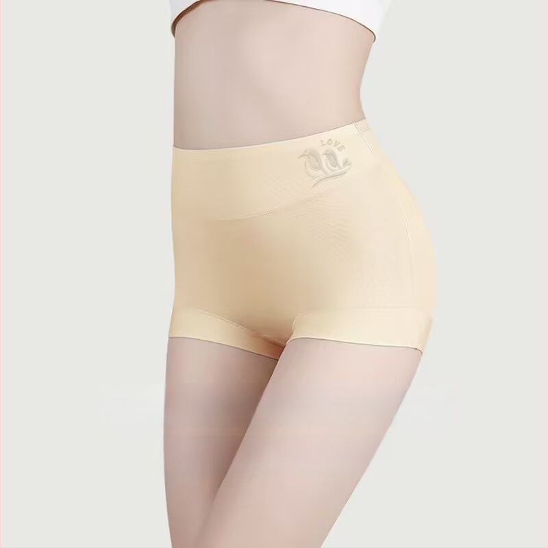 Modal augsta vidukļa sieviešu apakšveļa, pacel sēžamvietu, elpojoša, adīta, dzīvnieku raksts, kokvilnas iekšējā odere