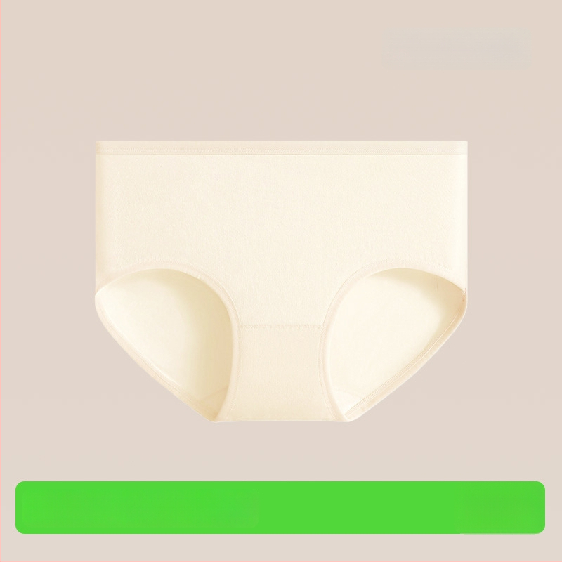 Sieviešu tīras kokvilnas apakšveļa ar vidēju jostu, elpojoša un antibakteriāla, 90–95% kokvilnas