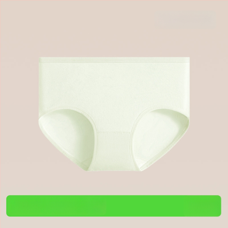Sieviešu tīras kokvilnas apakšveļa ar vidēju jostu, elpojoša un antibakteriāla, 90–95% kokvilnas