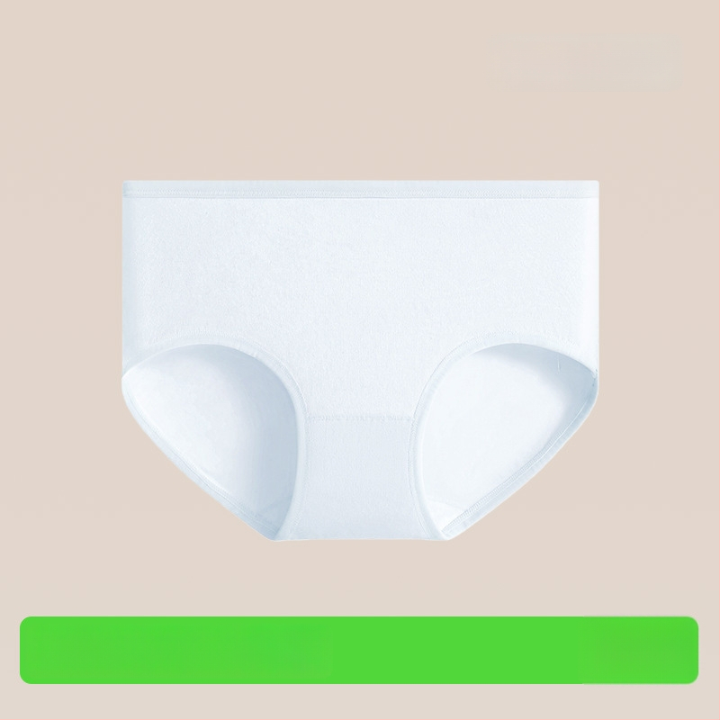 Sieviešu tīras kokvilnas apakšveļa ar vidēju jostu, elpojoša un antibakteriāla, 90–95% kokvilnas