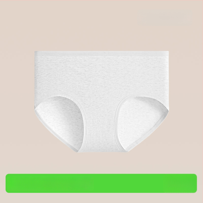 Sieviešu tīras kokvilnas apakšveļa ar vidēju jostu, elpojoša un antibakteriāla, 90–95% kokvilnas