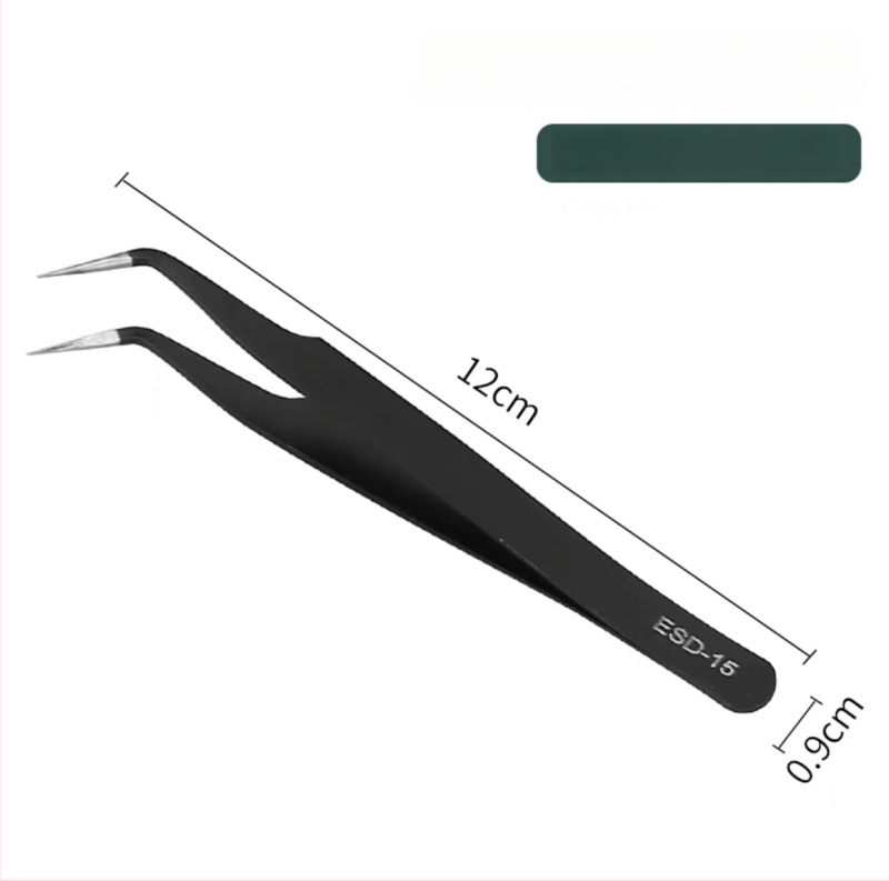 Pincetes mākslīgām skropstām sākotnējiem lietotājiem – augstas precizitātes nerūsējošā tērauda instruments, izcelsme Yangjiang