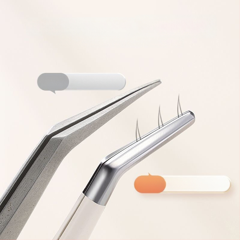 Pincetes mākslīgām skropstām sākotnējiem lietotājiem – augstas precizitātes nerūsējošā tērauda instruments, izcelsme Yangjiang