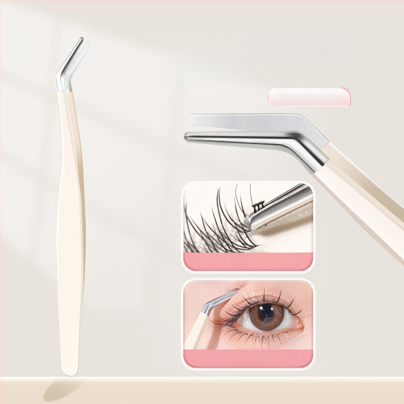 Pincetes mākslīgām skropstām sākotnējiem lietotājiem – augstas precizitātes nerūsējošā tērauda instruments, izcelsme Yangjiang