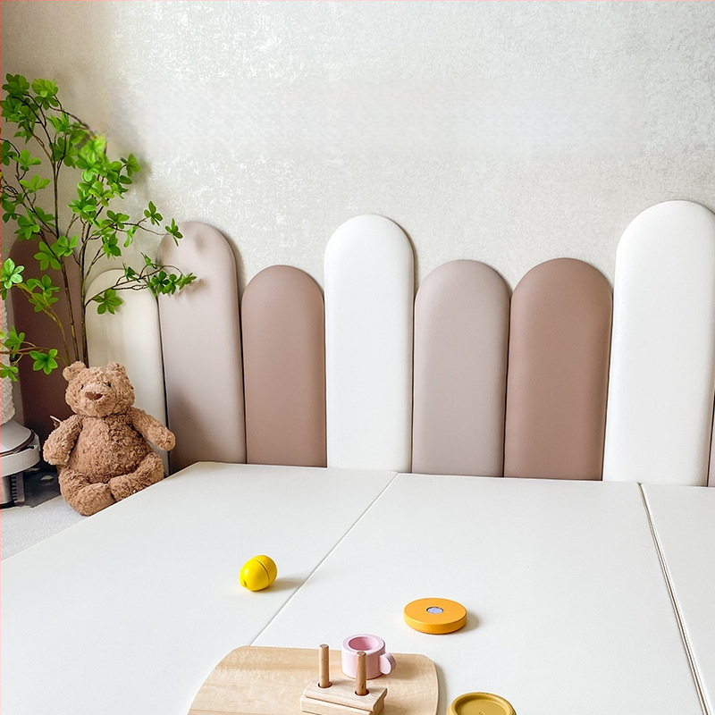 Fono minkštas sienos panelis – PVC, modernus minimalistinis stilius, vienalytiškas raštas, pritaikomas apdorojimas, tinkamas svetainei, miegamajam, studijai, lauke, restoranui, balkonui