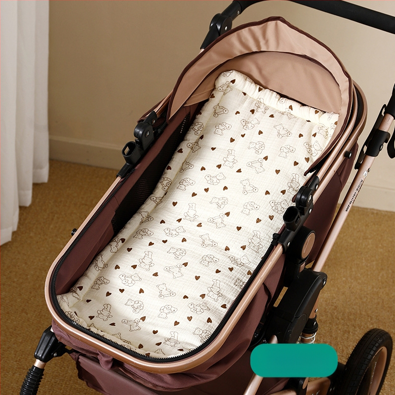 Vankriku istmepadi - Nelja sezon, 100% puuvillane gauze, kapitone bean velvet, kahekülgne, Kood 9636