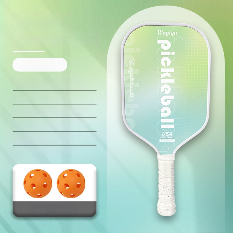 Reket pickleballa od karbonskih vlakana, kompletan set, Kaiyi, za odrasle i djecu, 220 g