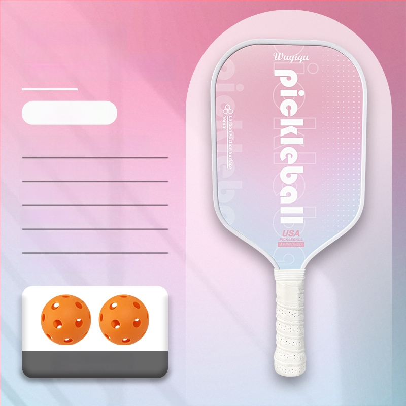 Reket pickleballa od karbonskih vlakana, kompletan set, Kaiyi, za odrasle i djecu, 220 g