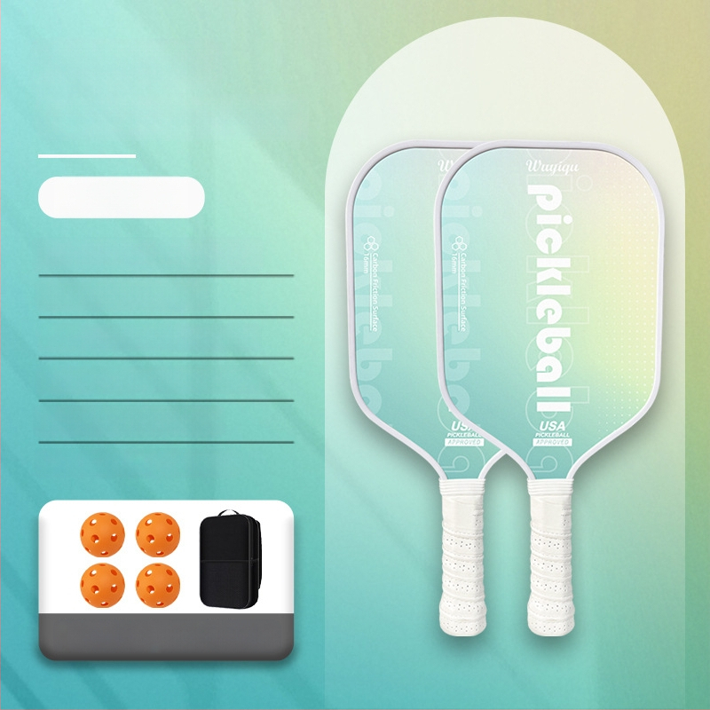 Reket pickleballa od karbonskih vlakana, kompletan set, Kaiyi, za odrasle i djecu, 220 g