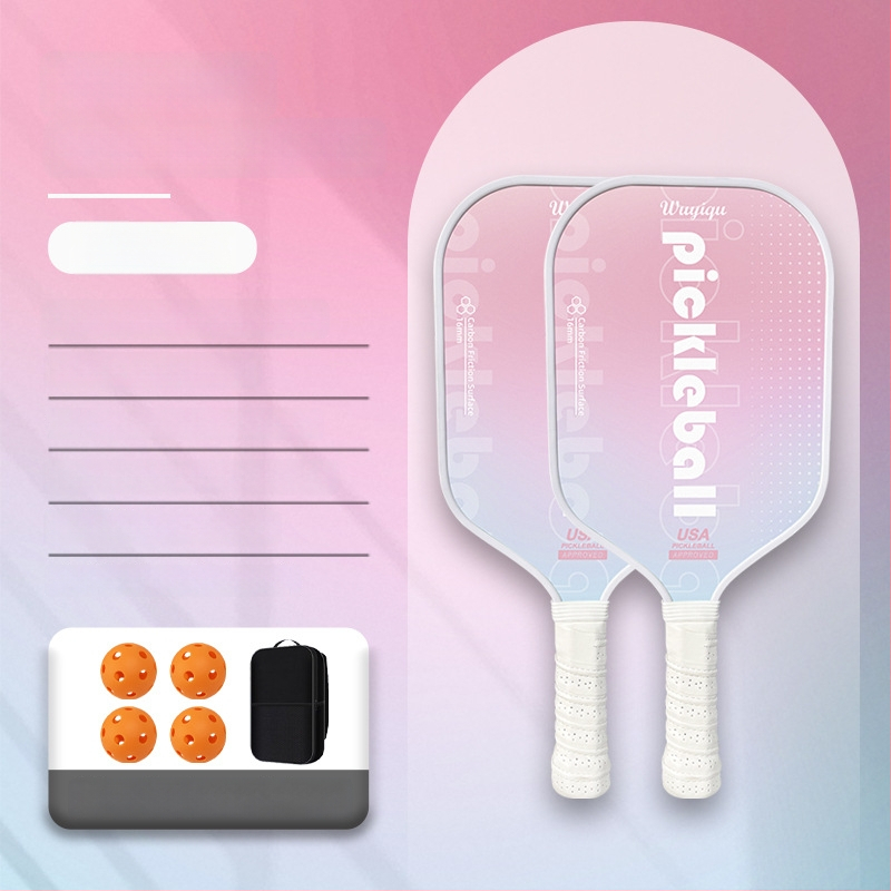 Reket pickleballa od karbonskih vlakana, kompletan set, Kaiyi, za odrasle i djecu, 220 g