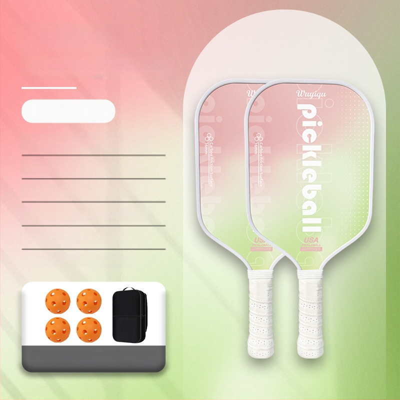 Reket pickleballa od karbonskih vlakana, kompletan set, Kaiyi, za odrasle i djecu, 220 g