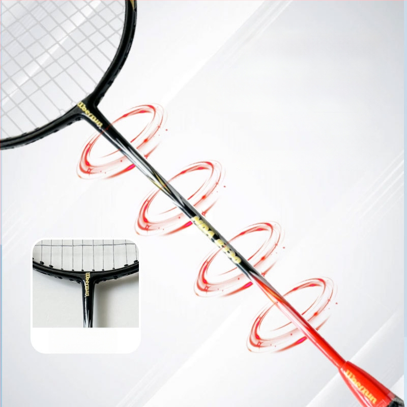 WAIWAI badmintonireket amatööridele — alumiiniumraam, kaal 95–100 g, horisontaalne löök, käepide G2