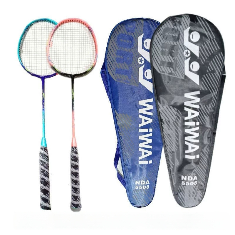 WAIWAI badmintonireket amatööridele — alumiiniumraam, kaal 95–100 g, horisontaalne löök, käepide G2