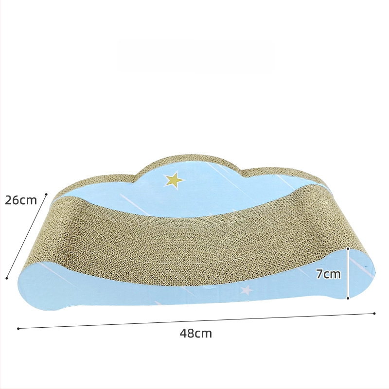 Πίνακας γρατσουνίσματος για γάτες, προστατευτικό καναπέ από κυματοειδές χαρτόνι, παιχνίδι γάτας για γατάκια, γλυκό στυλ