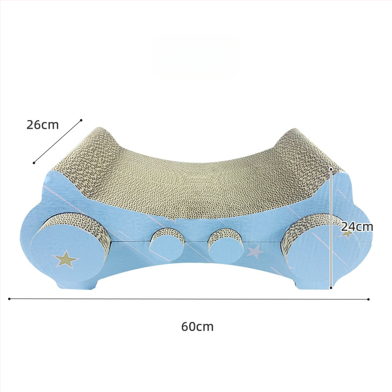 Πίνακας γρατσουνίσματος για γάτες, προστατευτικό καναπέ από κυματοειδές χαρτόνι, παιχνίδι γάτας για γατάκια, γλυκό στυλ