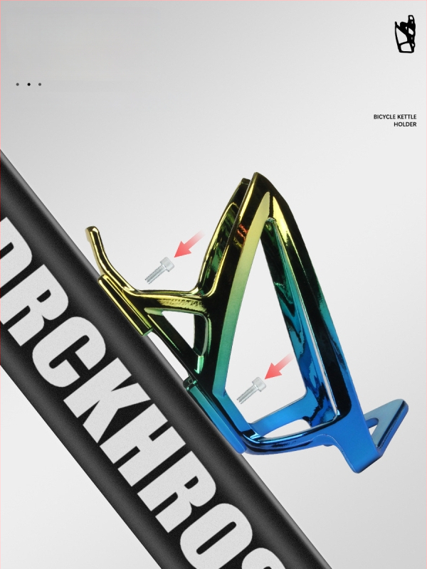 Veepudelikorv jalgrattale; maanteede ja mägiratta jaoks sobiv; PC materjal, sisaldab kruvisid, kohandatav, bränd DRCK/HROS.