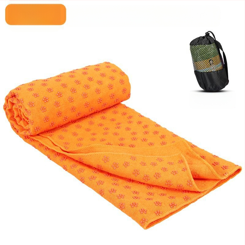 Jogas dvieli paklājs ar bieza pretslīdējošu slāni, paplašinātu sviedru uzsūkšanas virsmu un iekļauto pledu