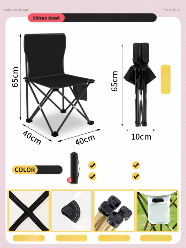 Metalo lauko sulankstomas stalo ir kėdės komplektas, nešiojamas kempingo ir kelionėms įranga