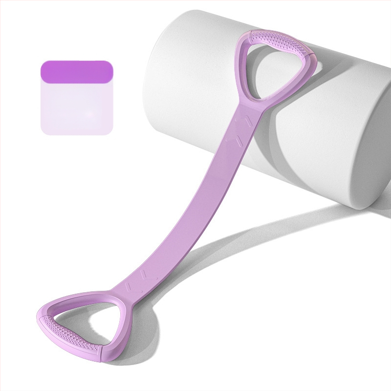 TPE Figure-8 įtampa įrenginys jogai ir fitnesui – tempimo virvė, nugaros ir pečių formavimui, suaugusiems