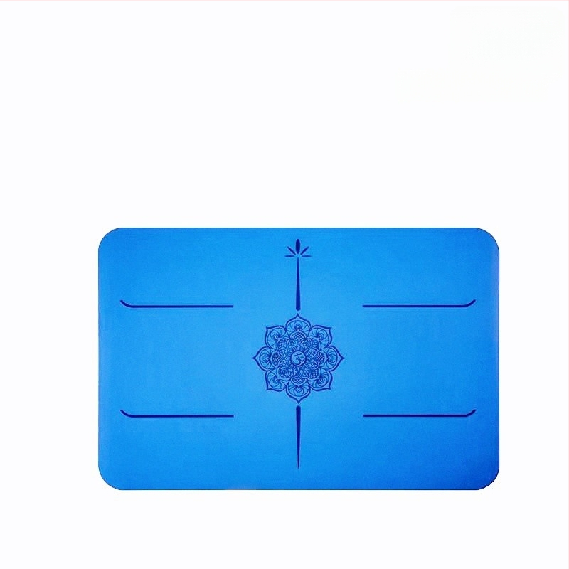 Joga paklājs – dabiskā kaučuka, 8 mm, āsanas līnija