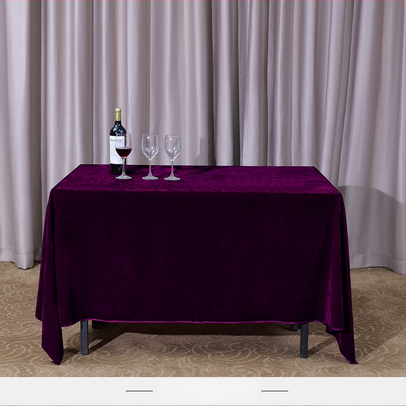 Staltiesė stalui iš veliūro, stačiakampė, konferencijoms ir biuro parodoms, viešbučio stilius