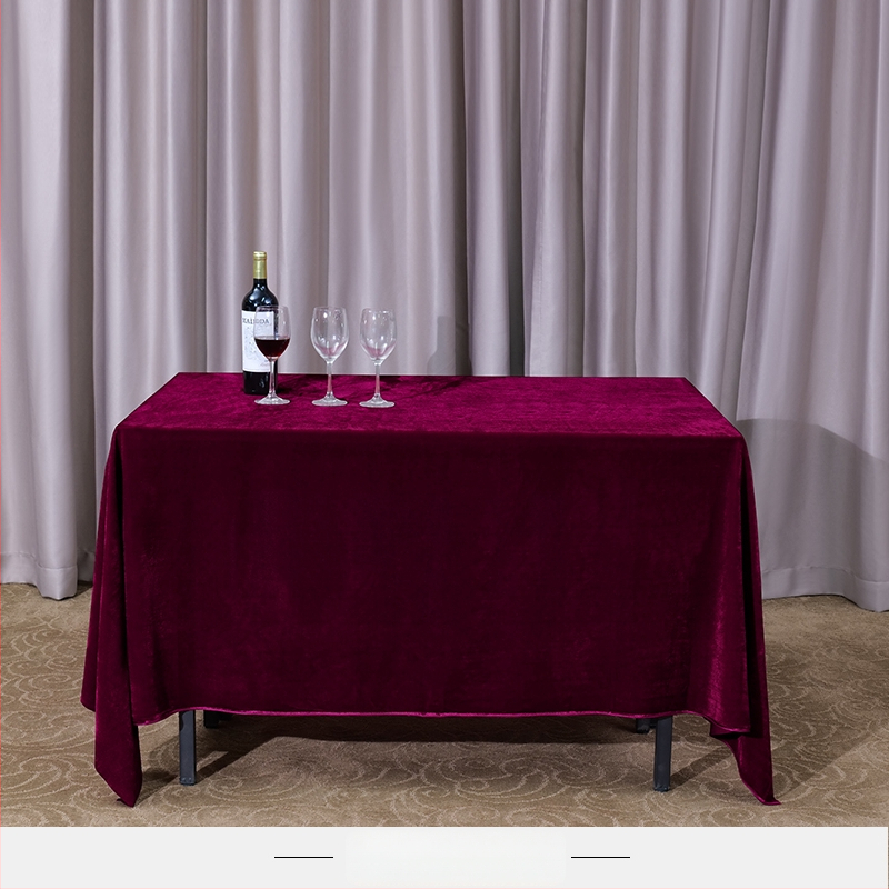 Staltiesė stalui iš veliūro, stačiakampė, konferencijoms ir biuro parodoms, viešbučio stilius